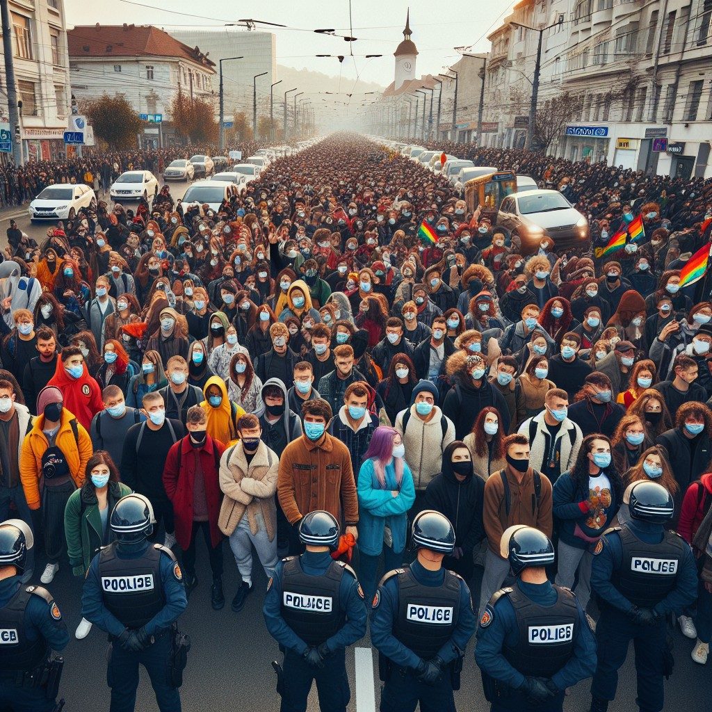 protest trafic Bucureşti live