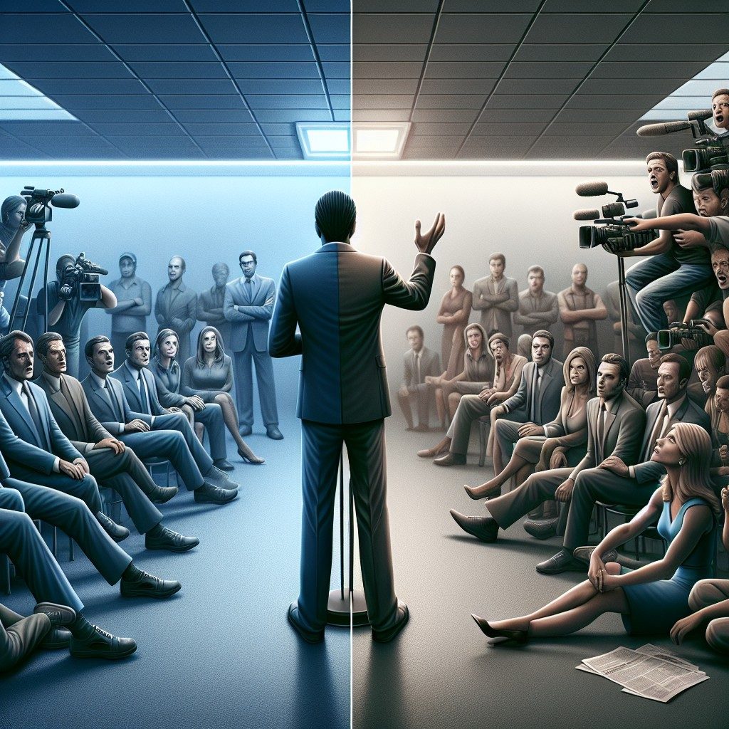 Cum se schimbă discursul politicienilor când camerele transmit în direct