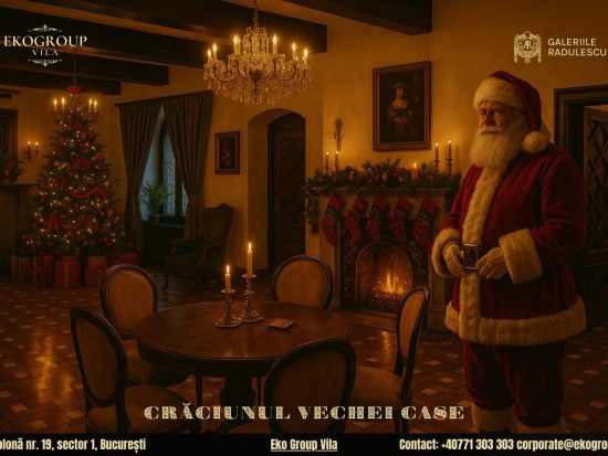 Moș Crăciun în anii ’30: farmecul autentic al sărbătorilor la Eko Group Vila